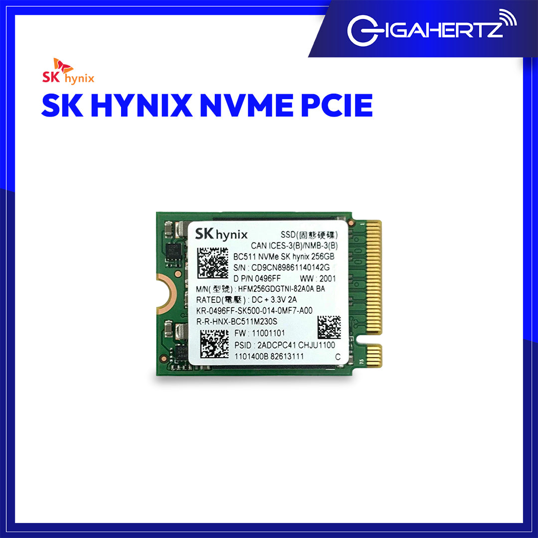 Sk Hynix 256GB NVMe PCIe | Gigahertz