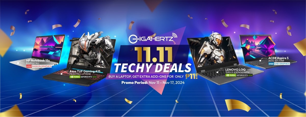 11.11 Techy Deals - Gigahertz