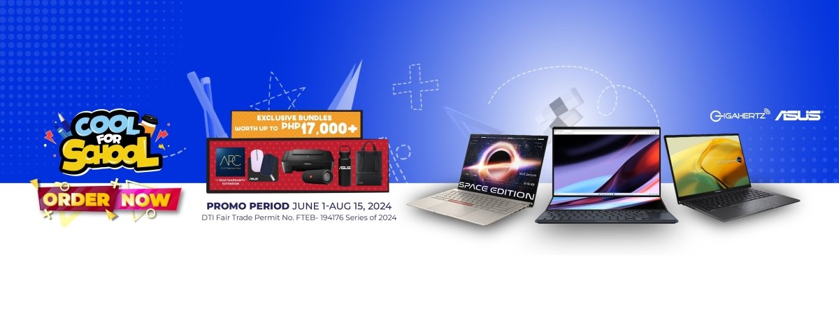 gigahertz,cool for school bundle, asus zenbook, asus vivobook