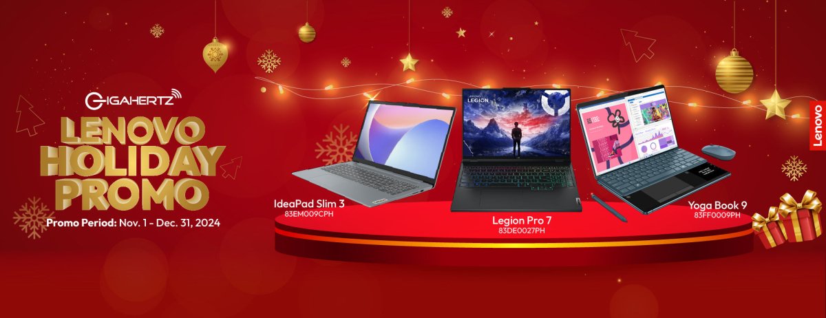 Lenovo Holiday Promo 2024 - Gigahertz