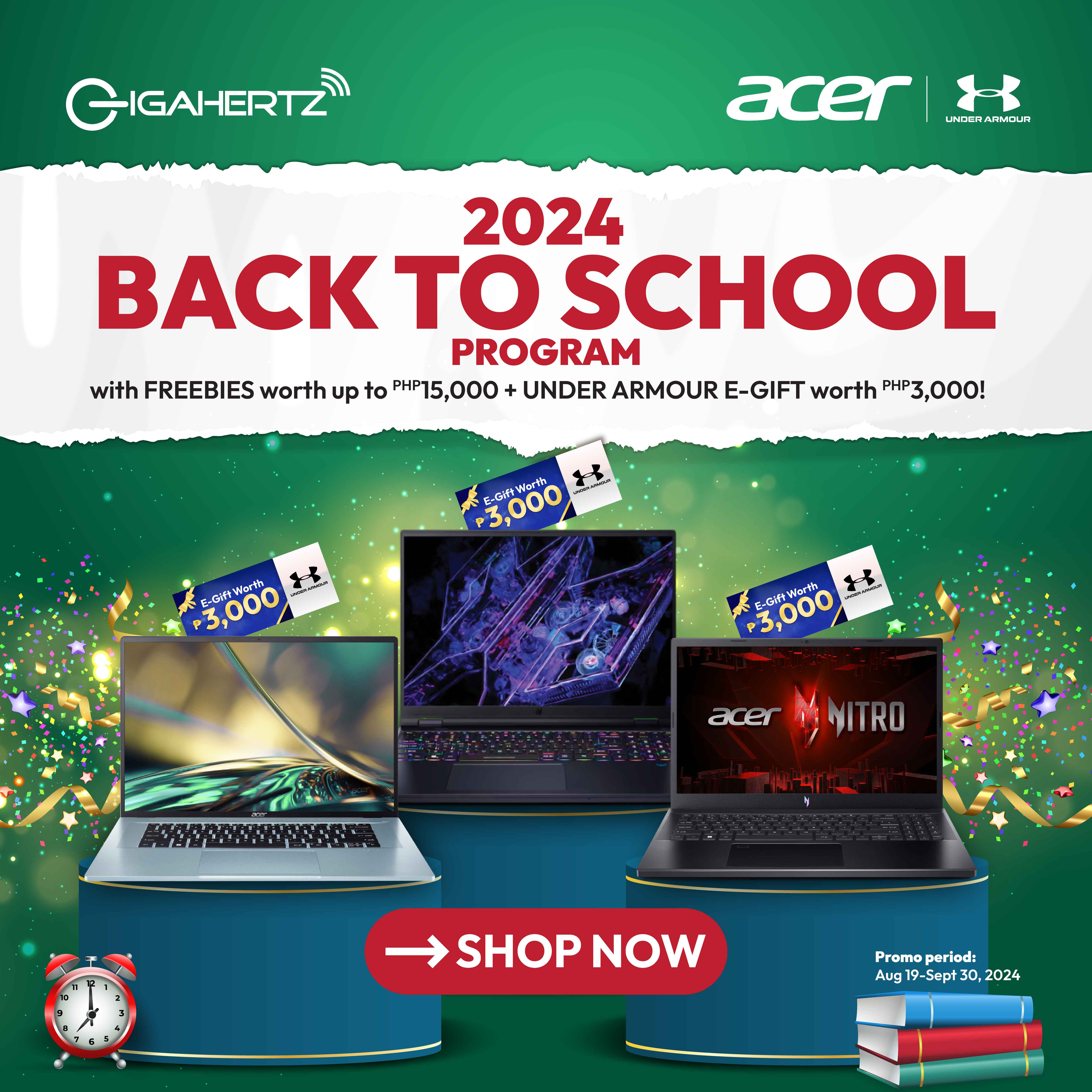 acer back to school promo gigahertz