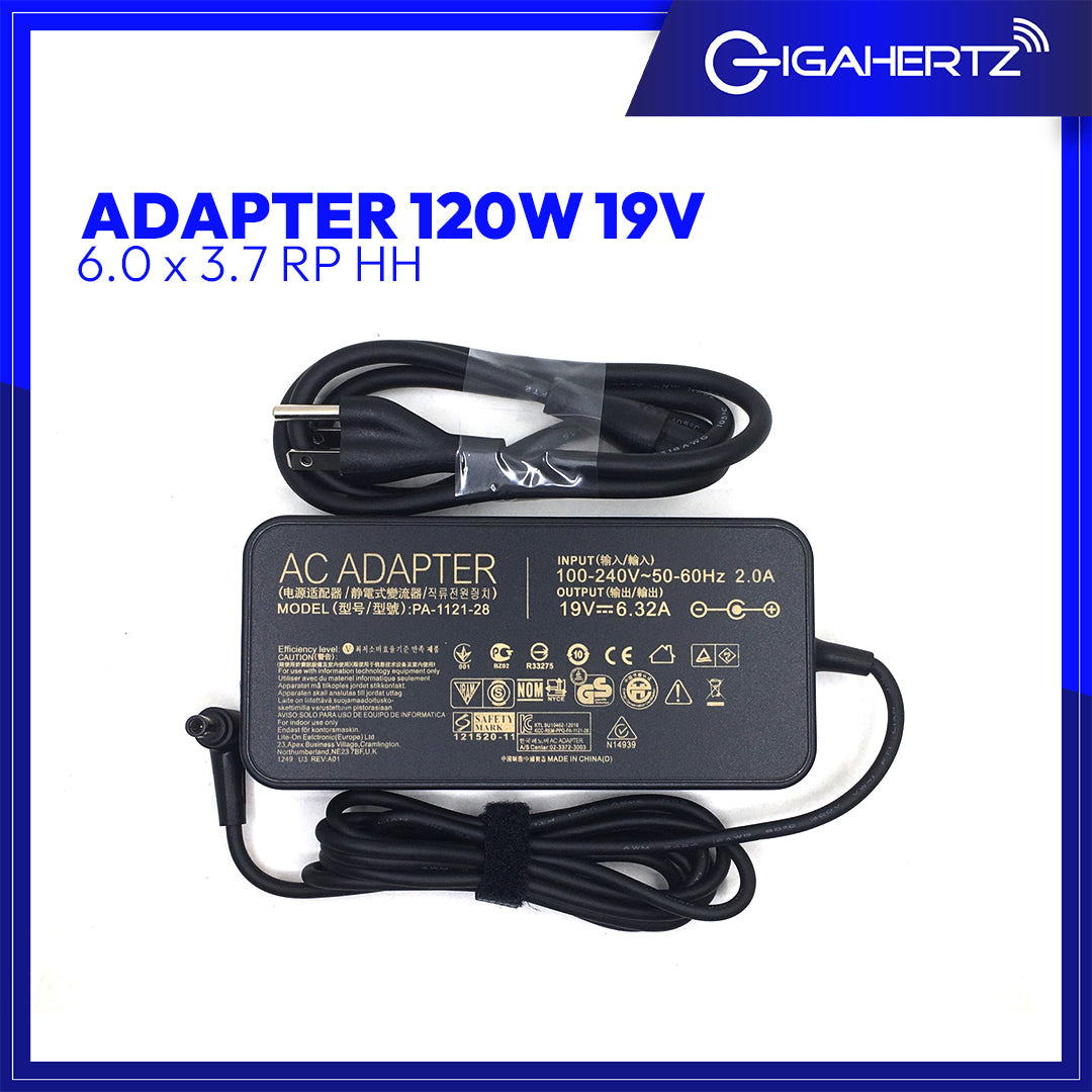 Adapter 120W 19V 6.0 x 3.7 RP HH