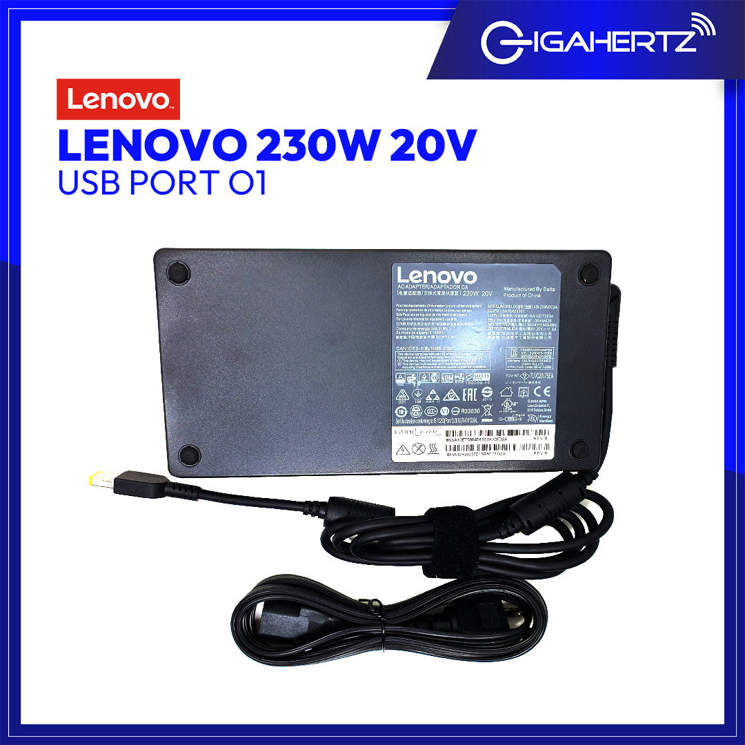 ADA - LENOVO 230W 20V USB PORT O1 | Gigahertz