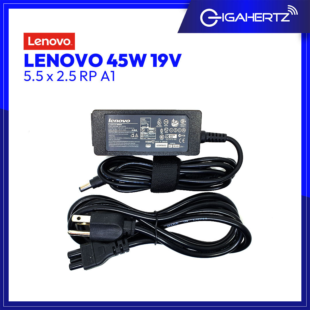 Lenovo Adapter 45W 19V 5.5 x 2.5 A1 | Gigahertz