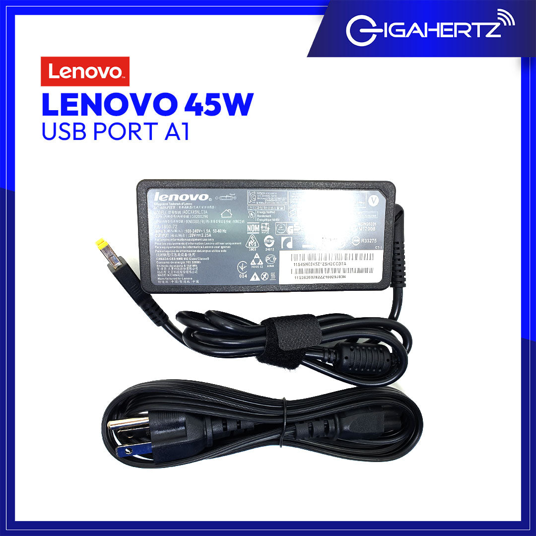 Lenovo Adapter 45W USB Port A1 | Gigahertz