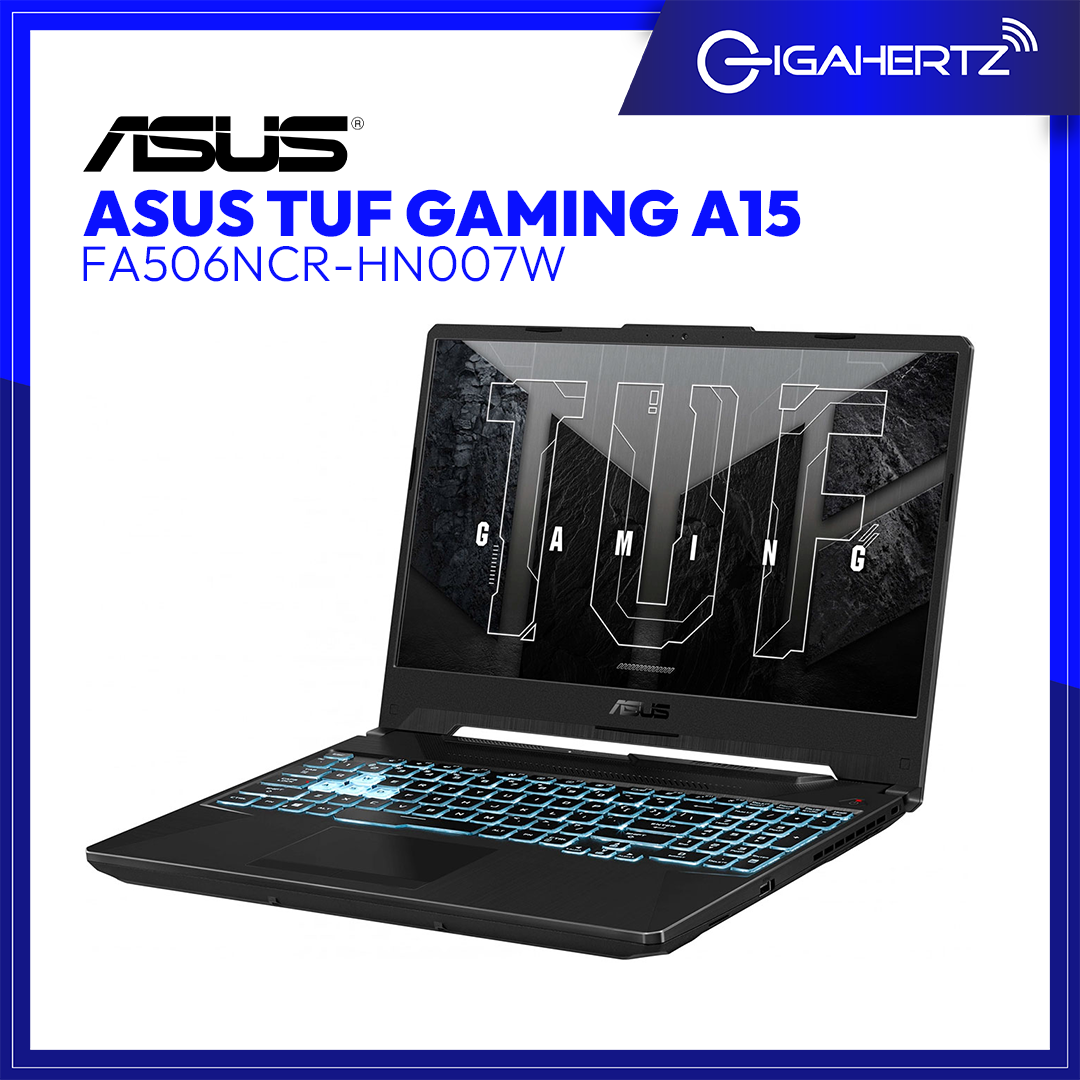 Asus TUF FA506NCR-HN007W Gaming Laptop | 15.6" FHD | Ryzen 7 7435HS | GeForce RTX 3050 | 8GB RAM | 512GB SSD | WIN 11