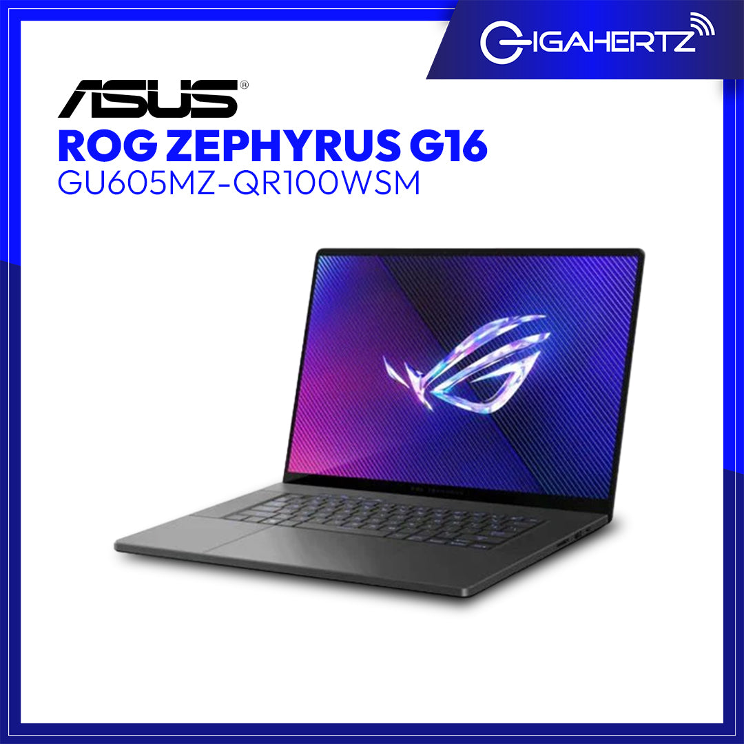 Asus ROG Zephyrus G16 GU605MZ-QR100WSM | 16" WQXGA | Ultra 9 185H | GeForce RTX 4080 | 32GB RAM | 2TB SSD | WIN 11