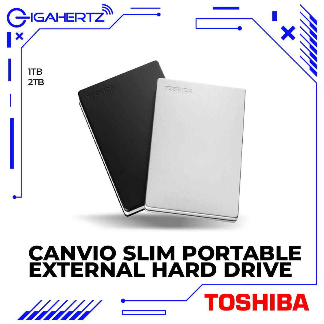Toshiba Canvio Slim Portable External Hard Drive
