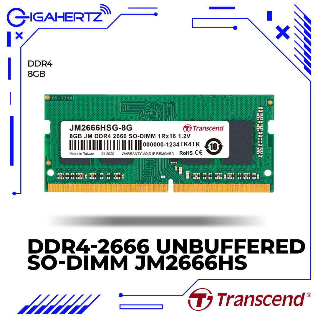 Transcend DDR4-2666 Unbuffered SO-DIMM JM2666HS