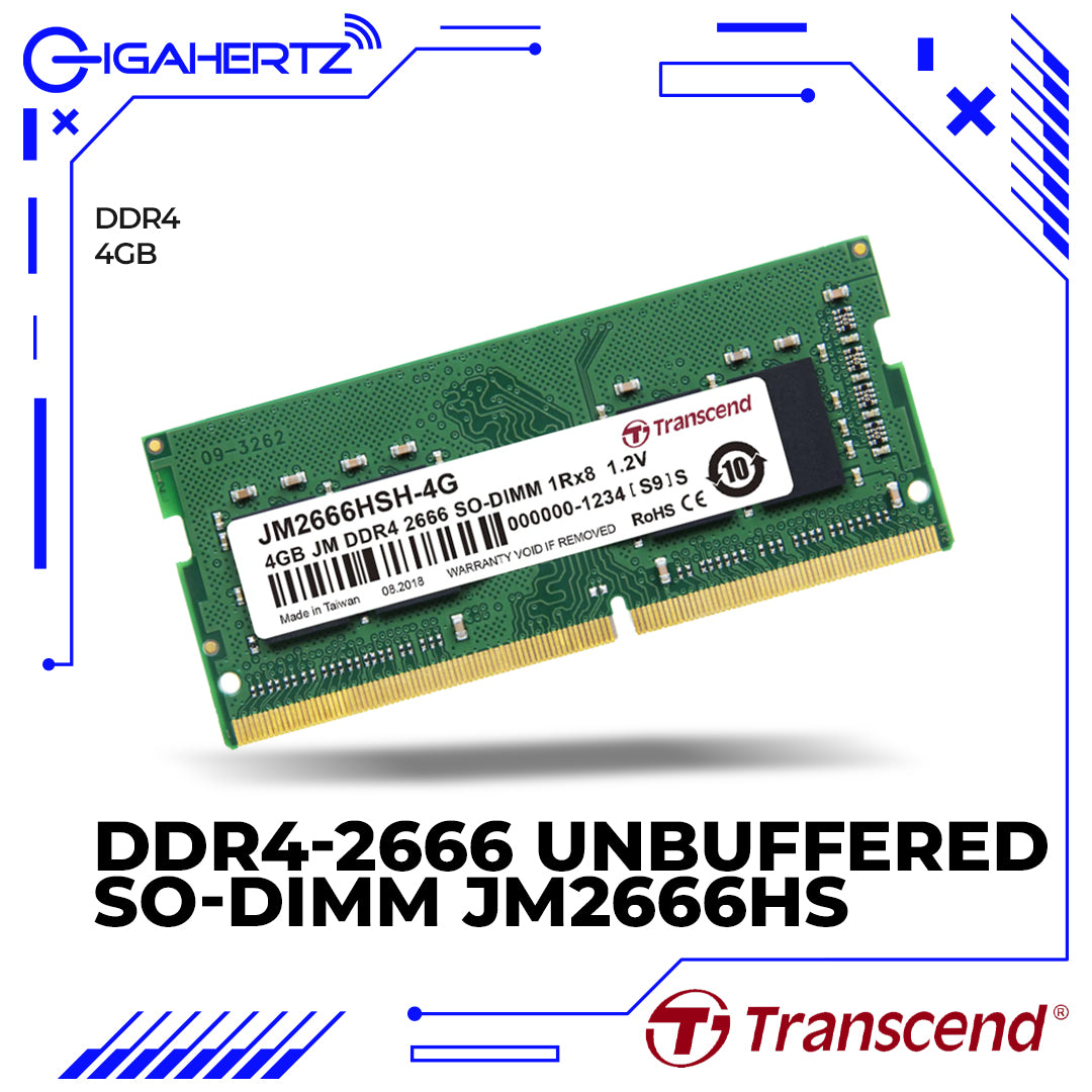 Transcend DDR4-2666 Unbuffered SO-DIMM JM2666HS