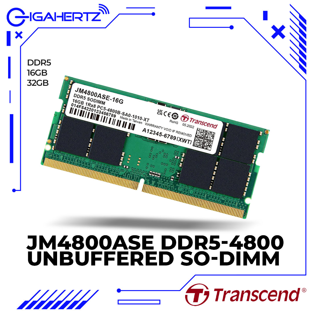 Transcend JM4800ASE DDR5-4800 Unbuffered SO-DIMM