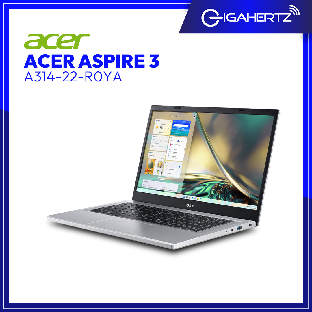 Acer Aspire 3 A314-22-R0YA | 14" HD | Ryzen 3 3250U | Radeon Graphics | 4GB RAM | 256GB SSD | WIN 10