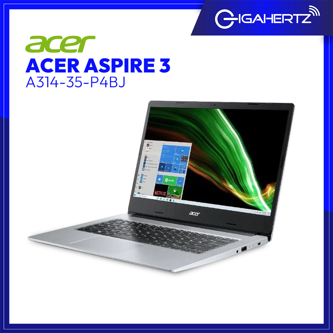 ACER ASPIRE 3 A314-35-P4BJ | 14" HD | Pentium Silver N6000 | Intel UHD | 8GB RAM | 256 SSD | WIN 10 | DEMO UNIT