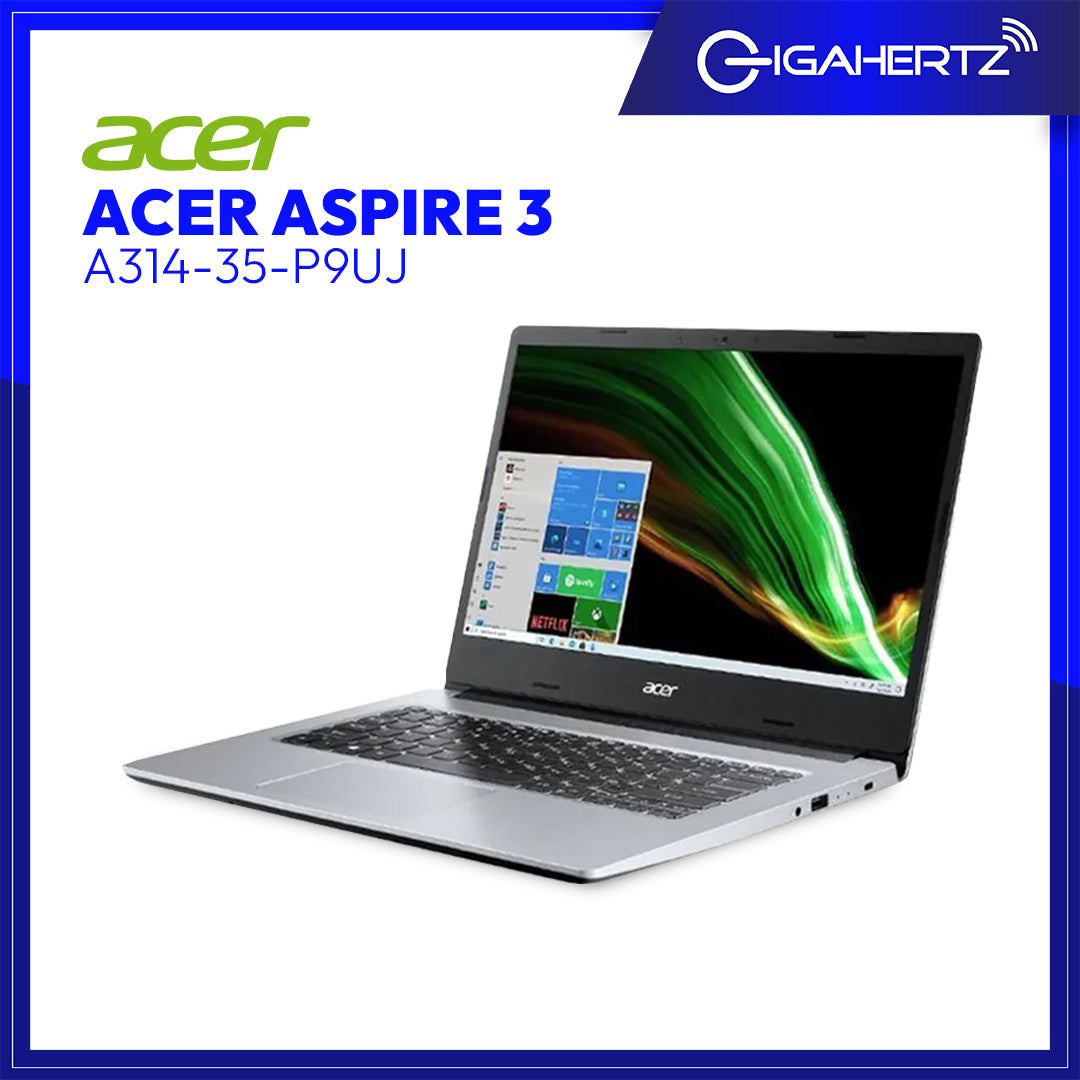 Acer Aspire 3 A314-35-P9UJ | 14" HD | Pentium Silver N6000 | Intel UHD | 8GB RAM | 256GB SSD | WIN 10 | DEMO UNIT