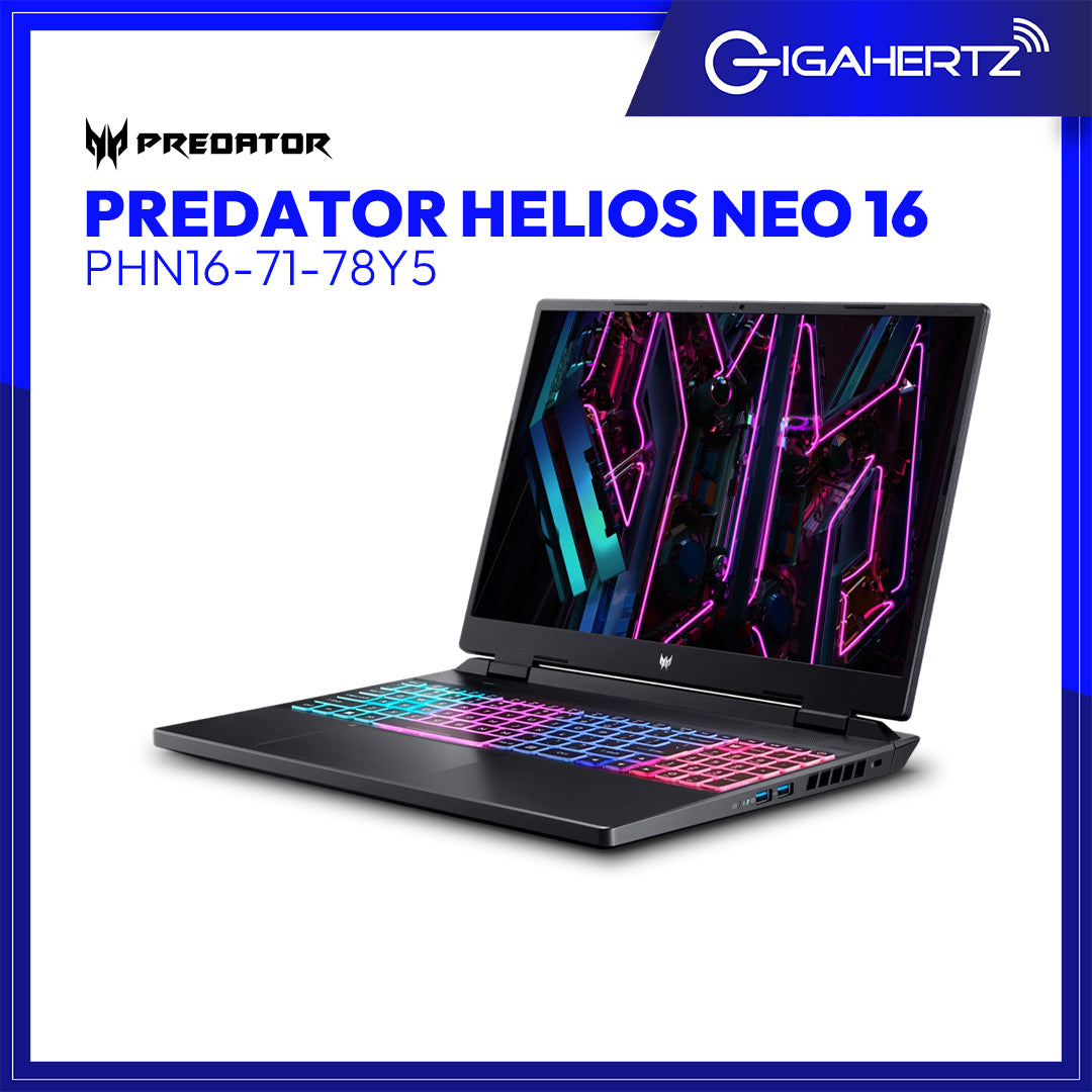 Acer Predator Helios Neo 16 PHN16-71-78Y5 | 16" IPS | i7-13700HX | GeForce RTX 4060 | 16GB RAM | 512GB SSD | WIN 11