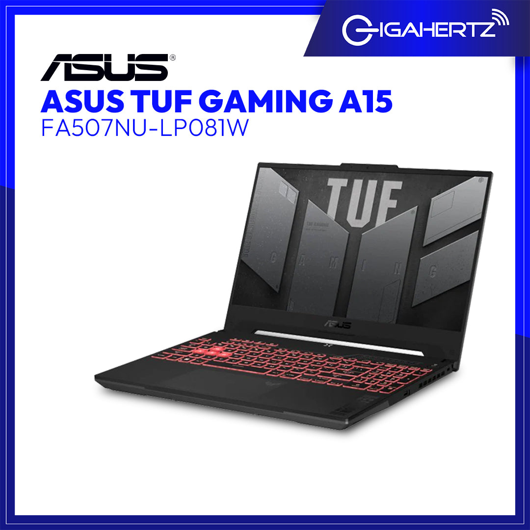 Asus TUF GAMING A15 FA507NU - LP081W | 15.6" FHD | Ryzen 7 7735HS | GeForce RTX 4050 | 16GB RAM | 512GB SSD | WIN 11 | Gigahertz