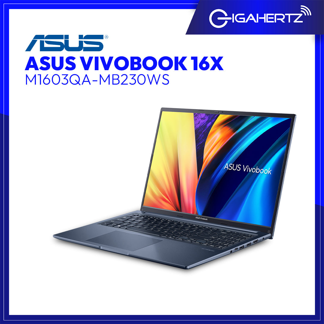 Asus Vivobook 16X M1603QA-MB230WS | 16" WUXGA | Ryzen 5 5600H | Radeon Vega 7 | 8GB RAM | 512GB SSD | WIN 11