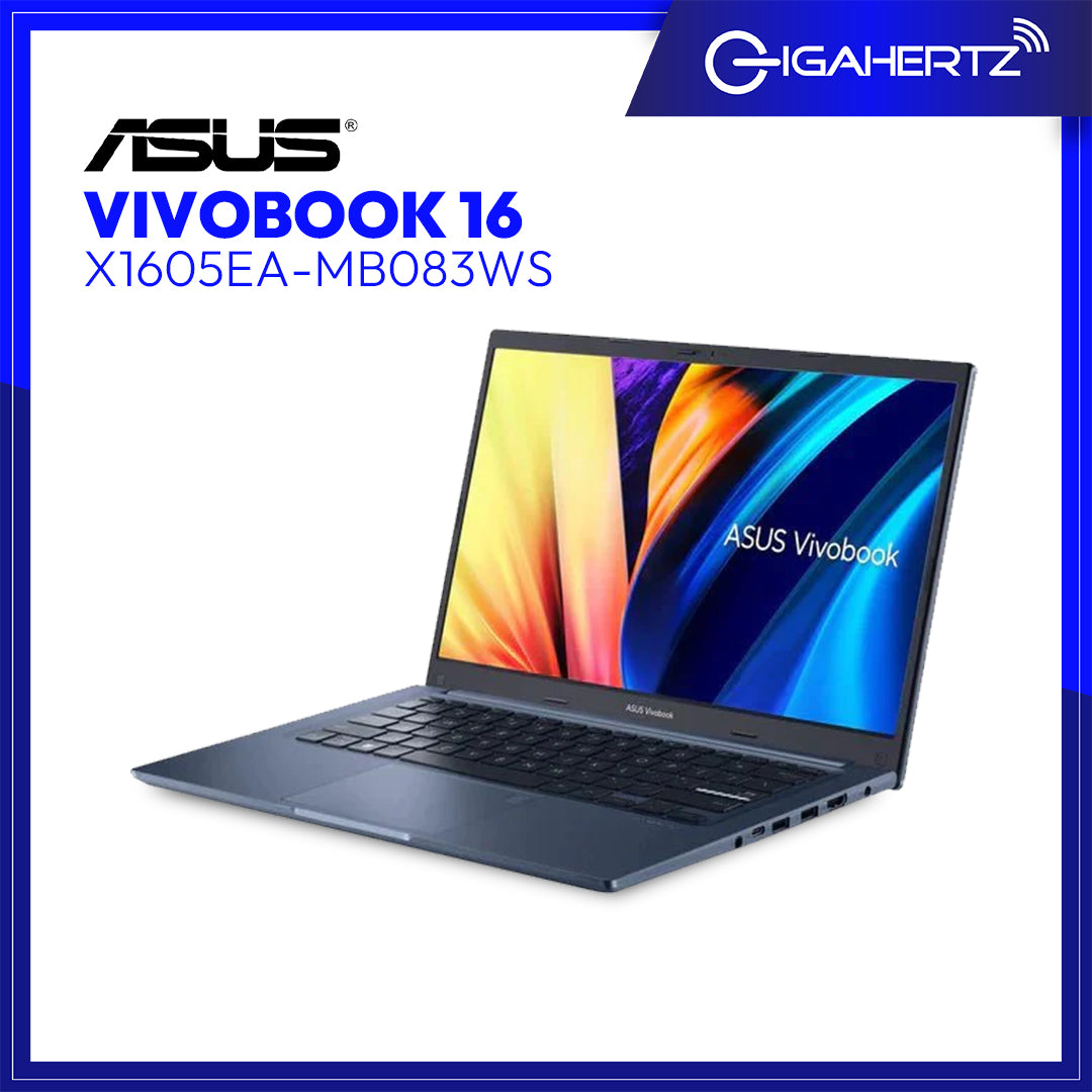 Asus Vivobook 16 X1605EA-MB083WS | 16" WUXGA | i5-1135G7 | UHD Graphics | 8GB RAM | 512GB SSD | WIN 11