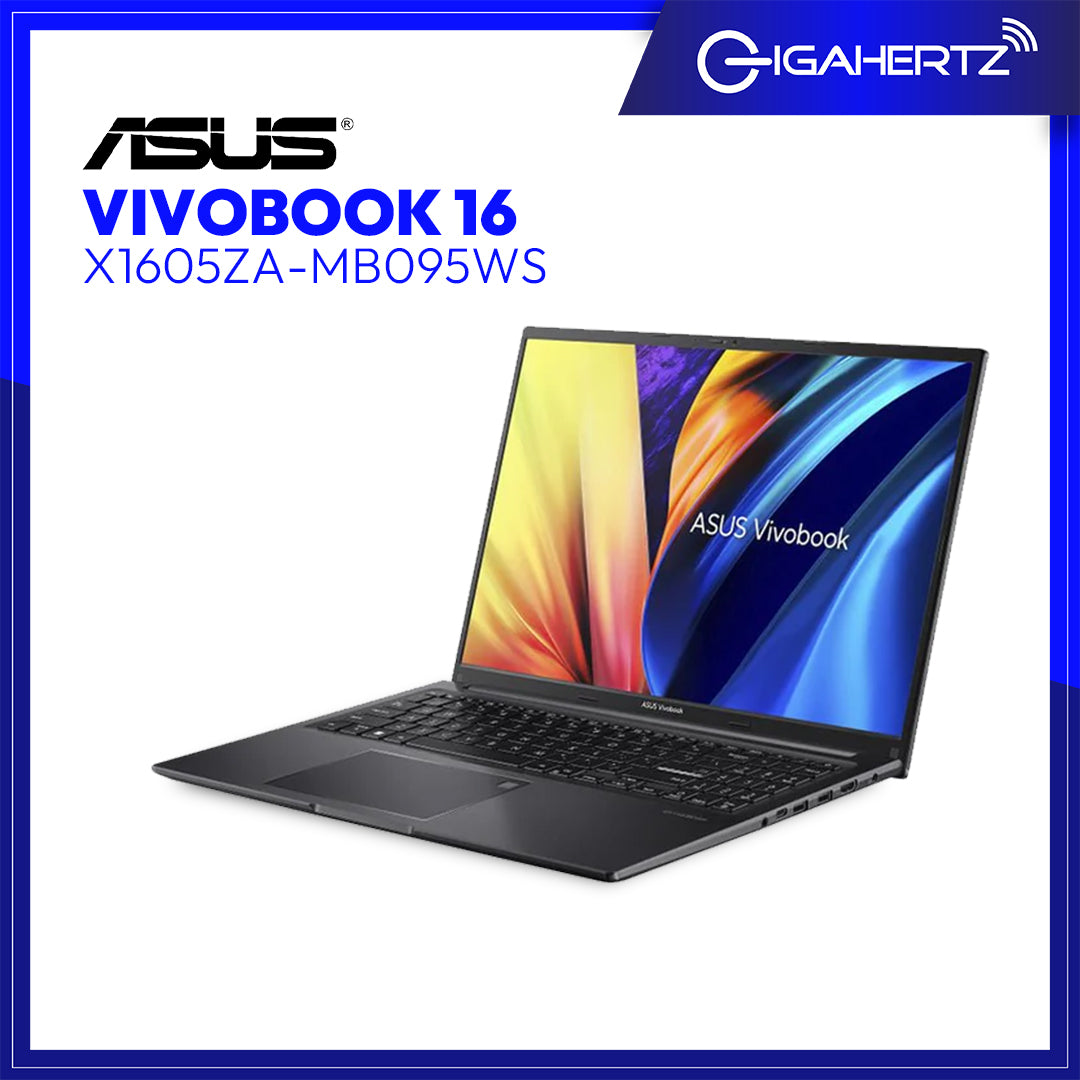 Asus Vivobook 16 X1605ZA-MB095WS | 16" WUXGA | i3-1215U | UHD Graphics | 8GB RAM | 512GB SSD | WIN 11