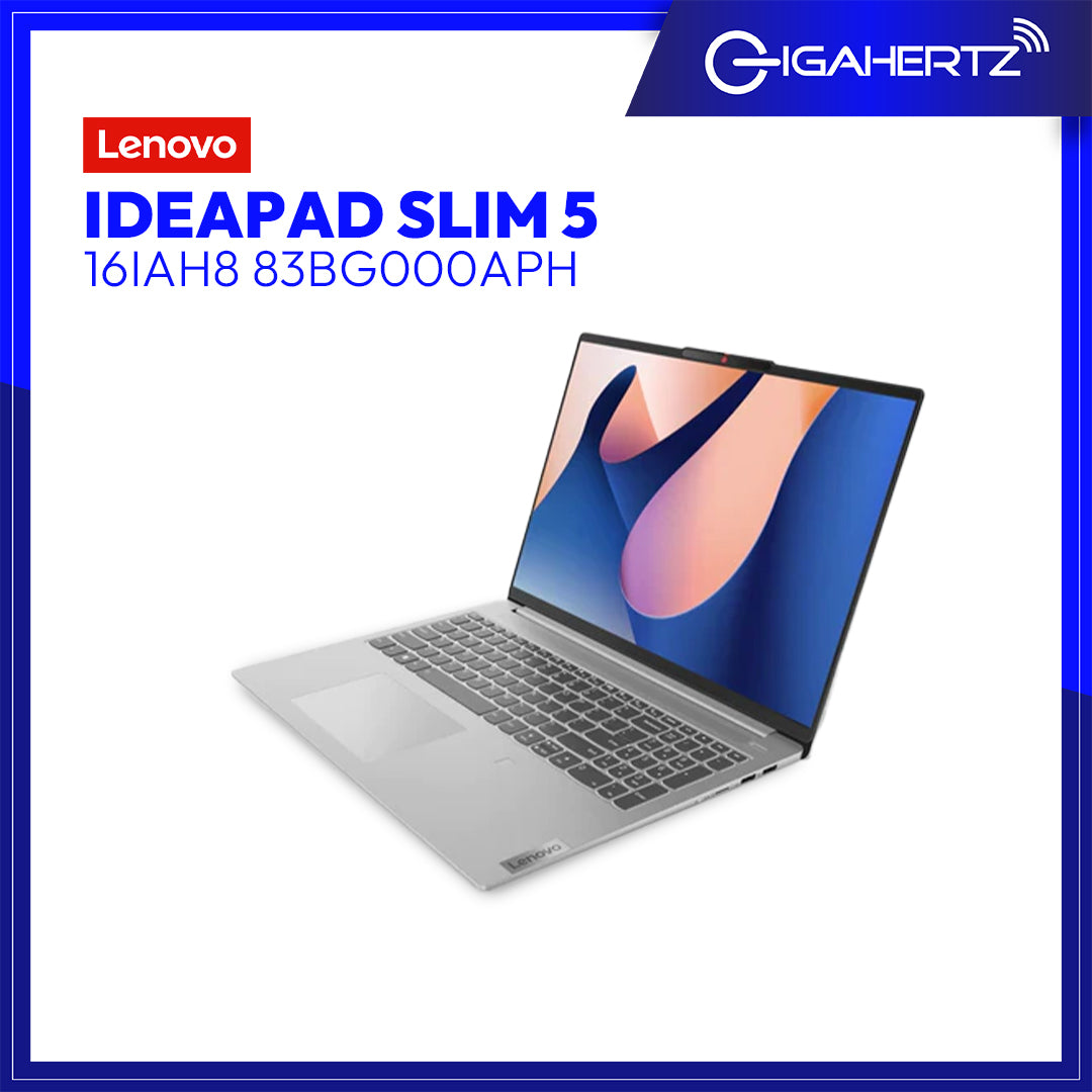 Lenovo IdeaPad Slim 5 16IAH8 83BG000APH | 16" WUXGA | i5-12450H | Integrated UHD Graphics | 8GB RAM | 512GB SSD | WIN 11