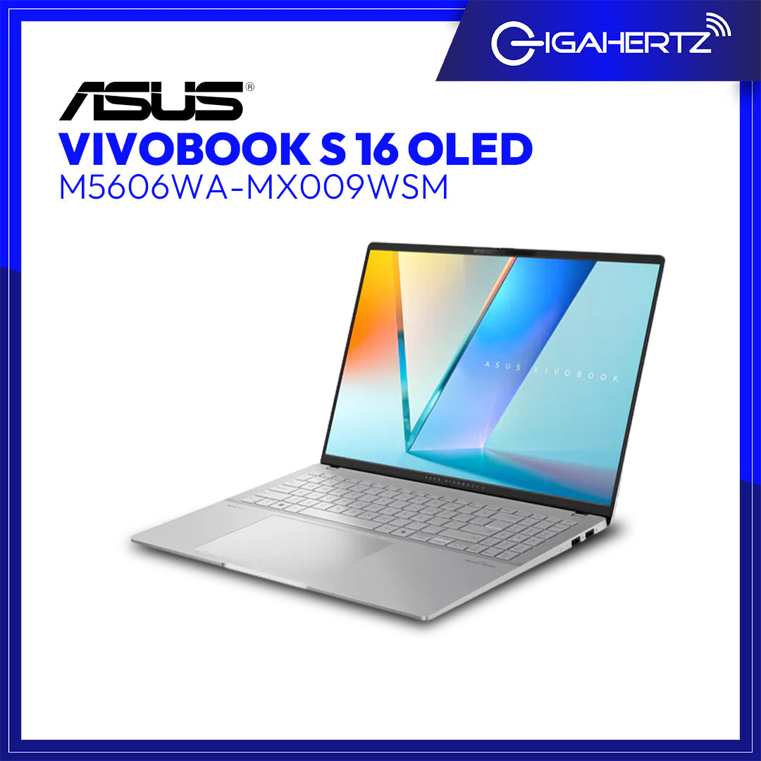 Asus Vivobook S 16 OLED M5606WA-MX009WSM | 16" OLED | Ryzen AI 9 HX 370 | Radeon 890M Graphics | 24GB RAM | 1TB SSD | WIN 11 Home