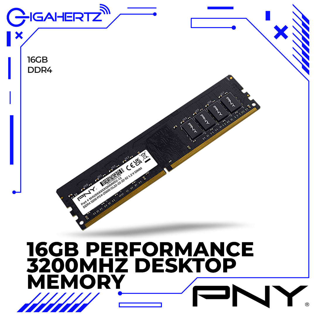 PNY 16GB Performance DDR4 3200MHz Desktop Memory