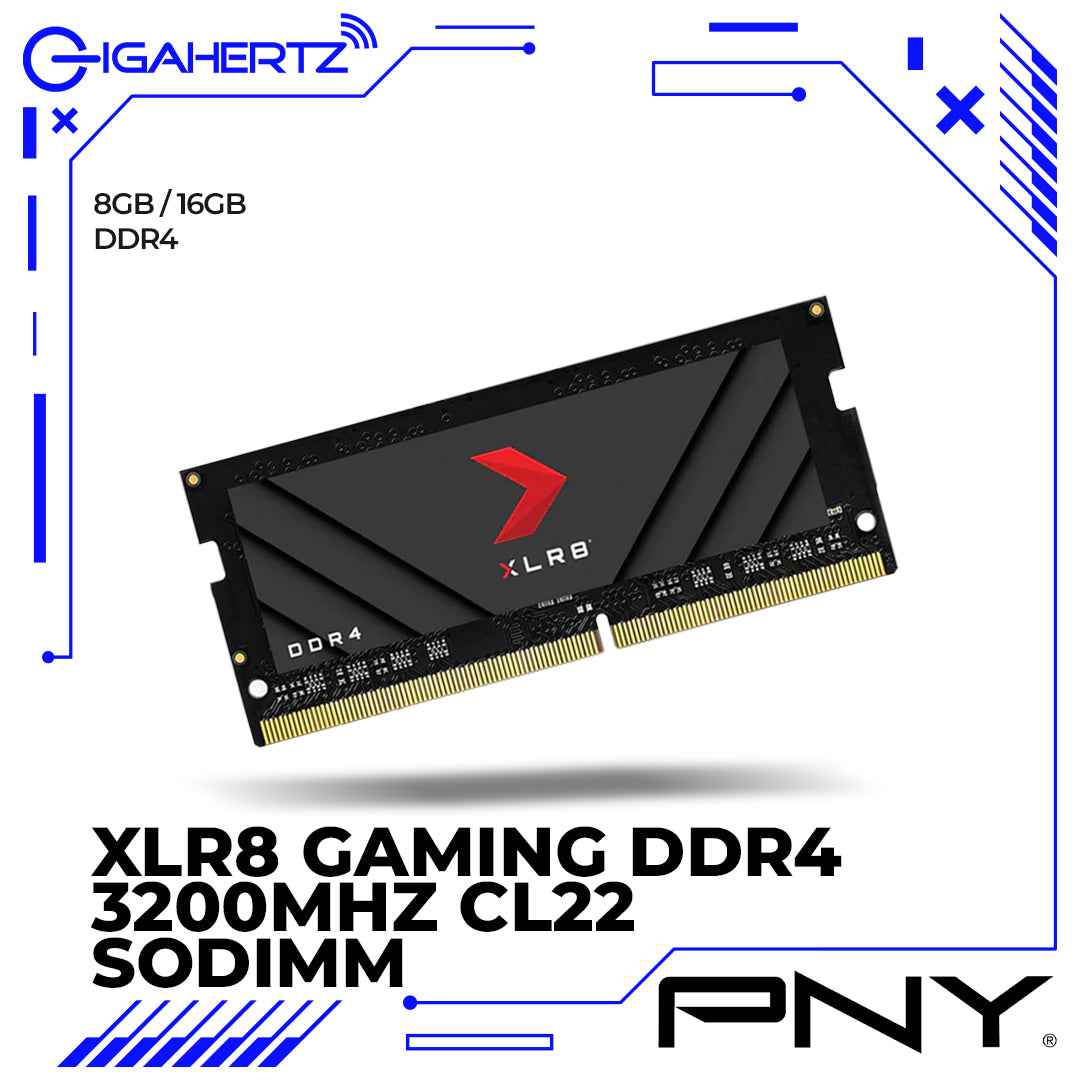 PNY XLR8 Gaming DDR4 3200MHZ CL22 SODIMM Memory