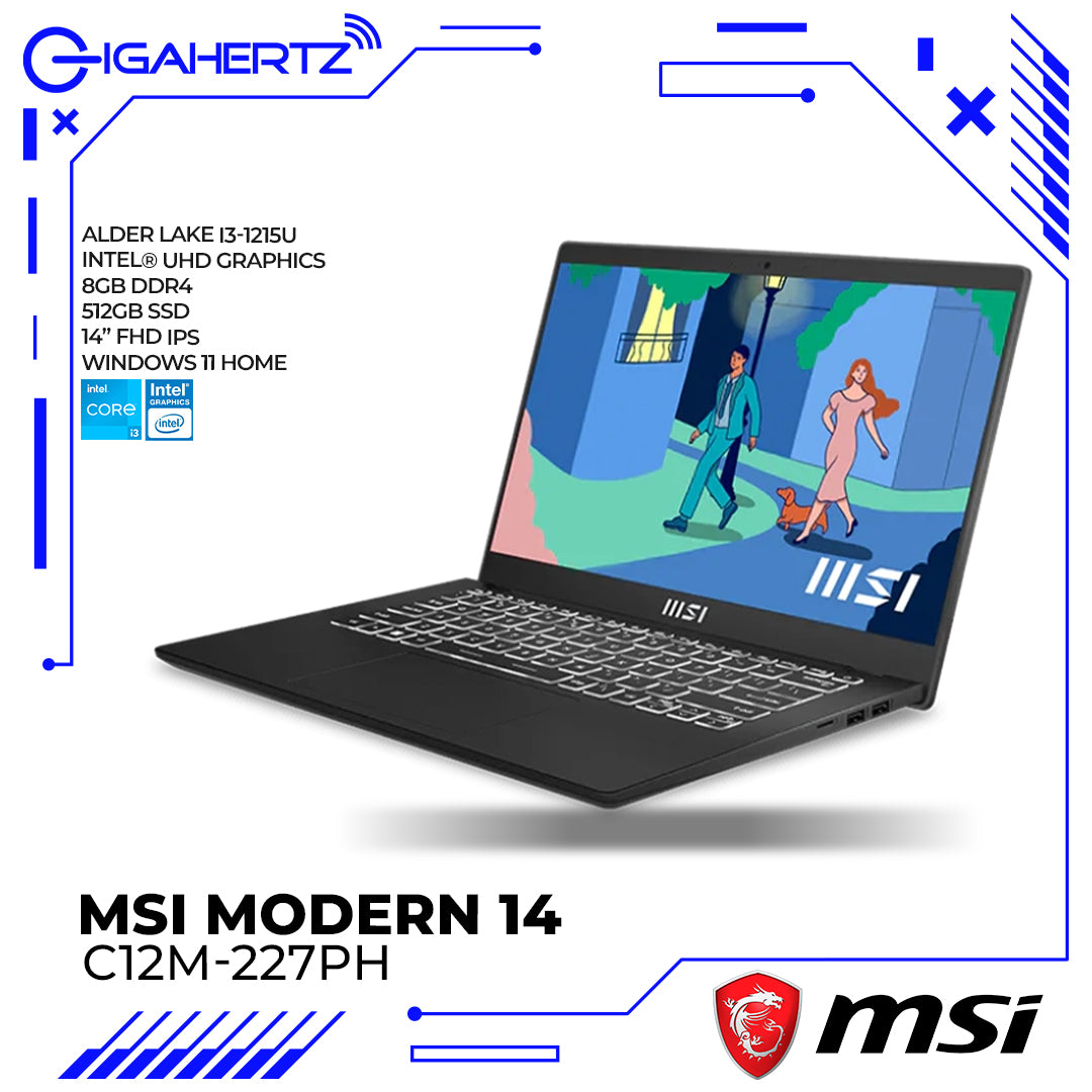 MSI Modern 14 C12M-227PH