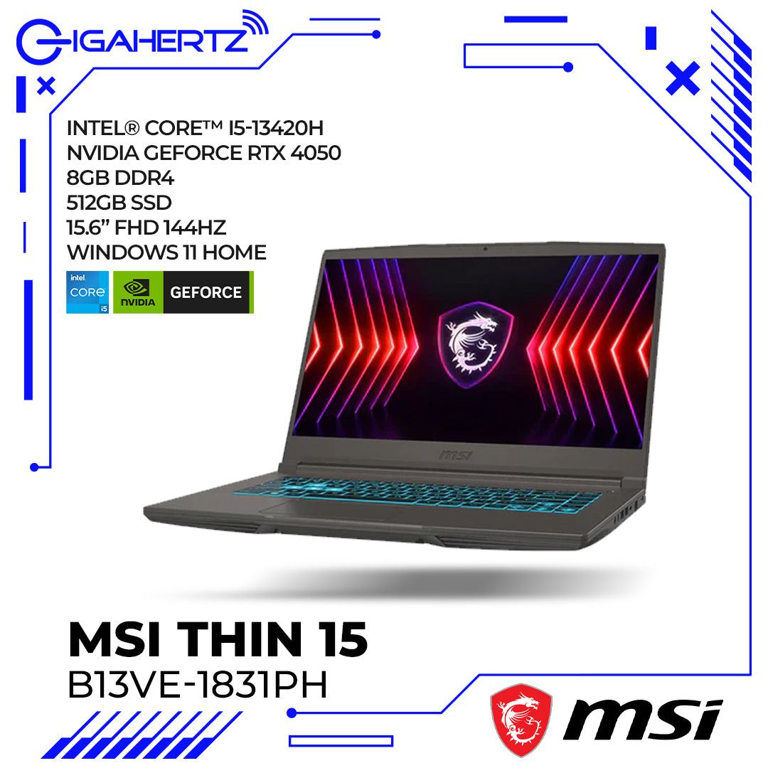 MSI Thin 15 B13VE-1831PH Gaming Laptop