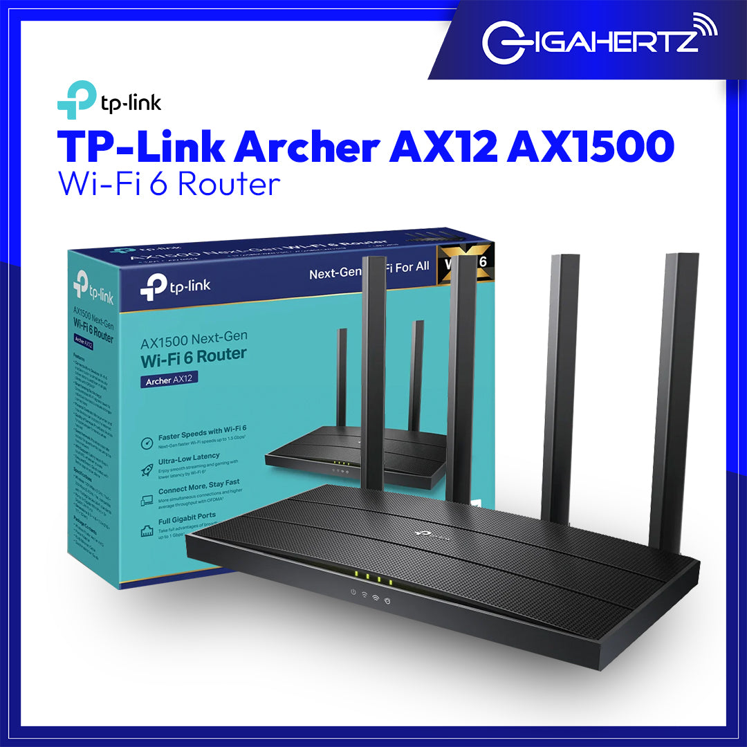 TP-Link Archer AX12 AX1500 Wi-Fi 6 Router