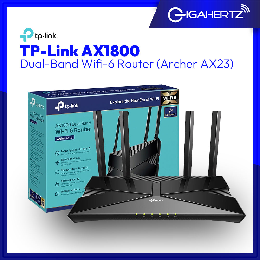 TP-Link AX1800 Dual-Band Wifi-6 Router (Archer AX23)