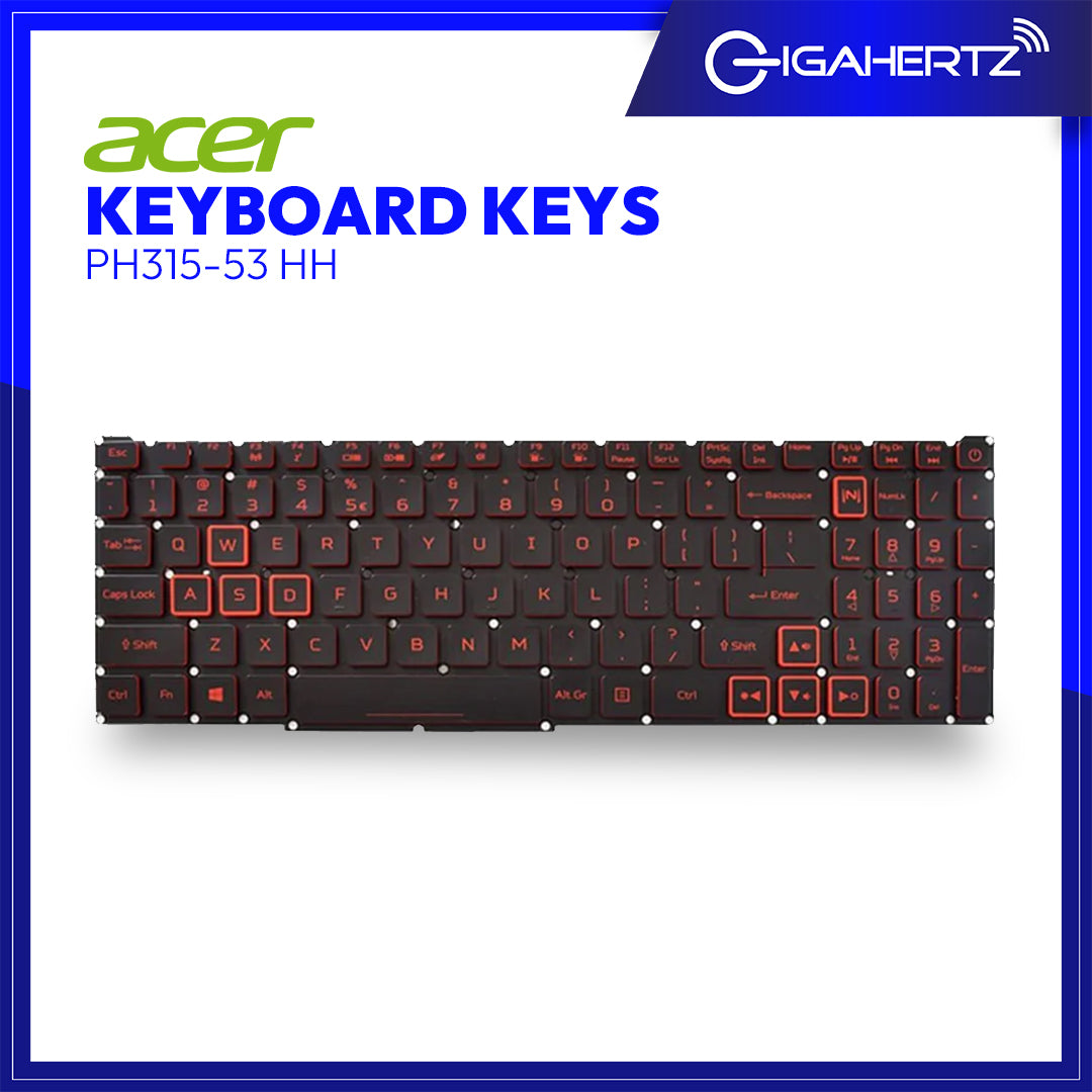 Acer Keyboard Keys PH315-53 HH