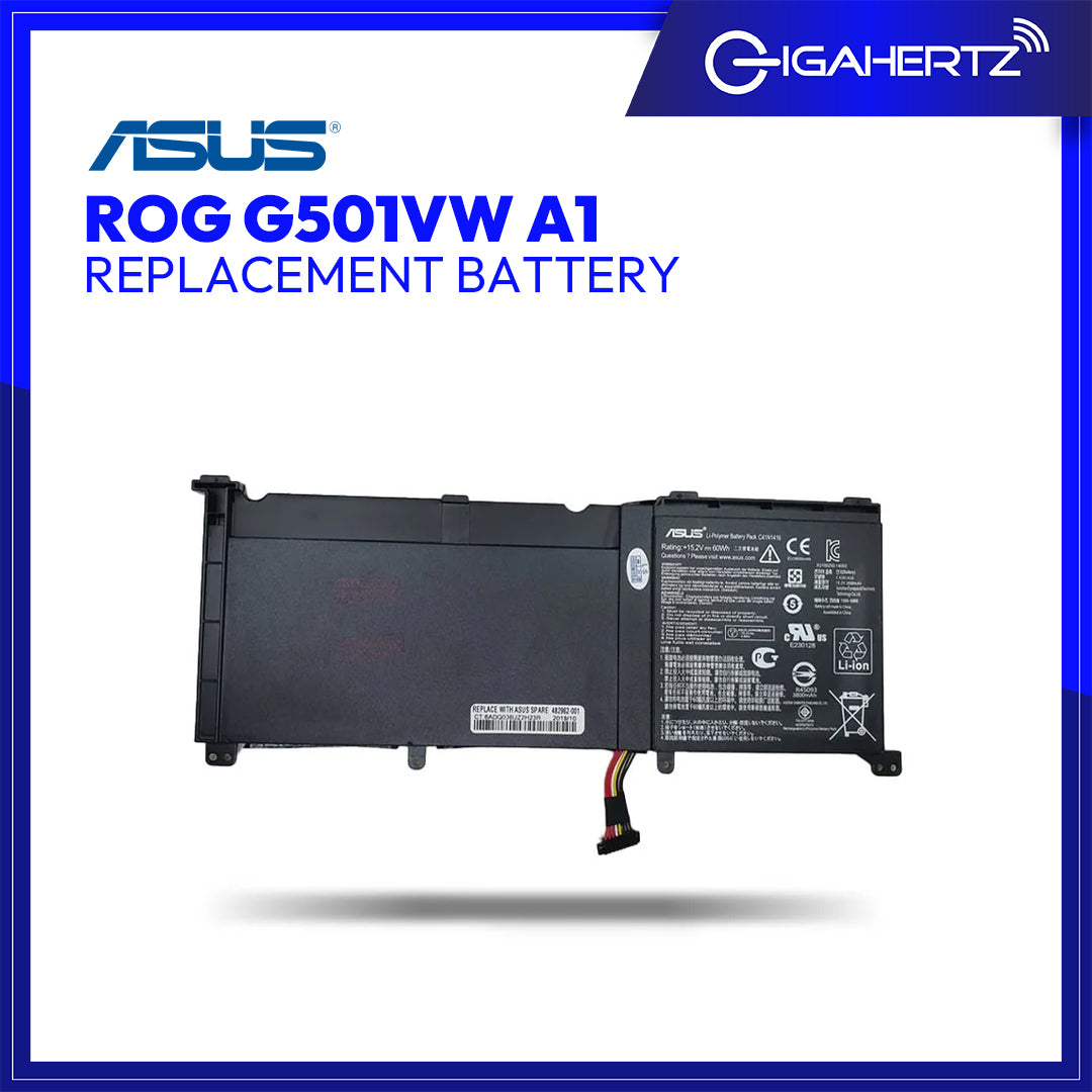 Asus Battery G501VW A1 for Replacement - Asus ROG G501VW