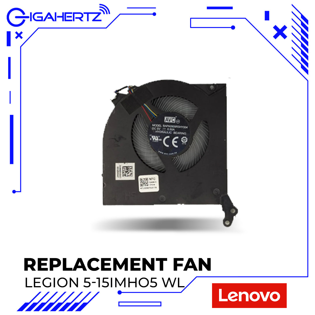 Replacement Fan For Lenovo Legion 5-15IMH05 WL