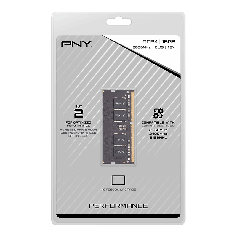 PNY DDR4 2666MHz Short DIMM Desktop Memory