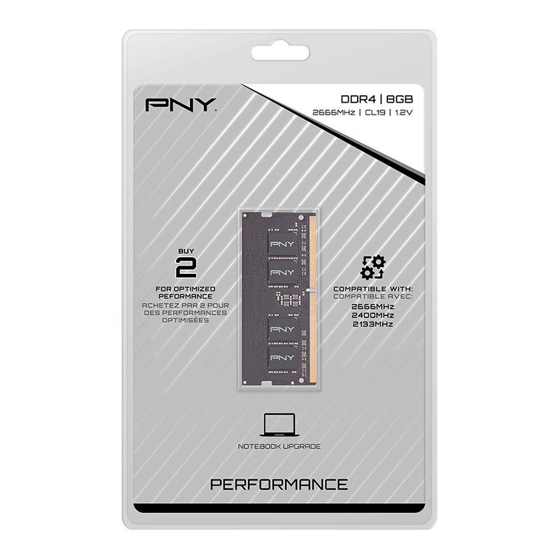 PNY DDR4 2666MHz Short DIMM Desktop Memory