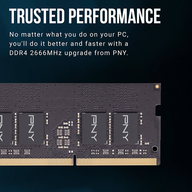 PNY DDR4 2666MHz Short DIMM Desktop Memory