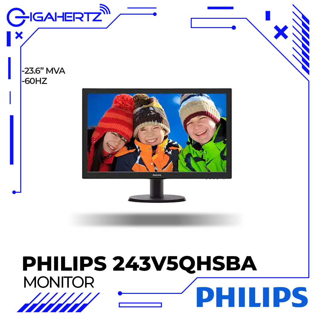 Philips 243V5QHSBA 23.6" LCD Monitor  with SmartControl Lite
