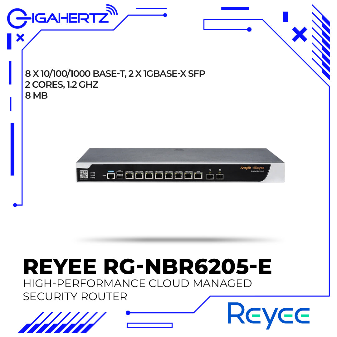 Reyee RG-NBR6205-E High-performance Cloud Managed Security Router