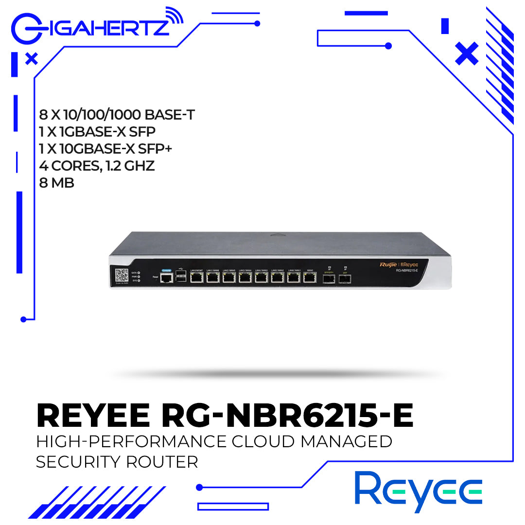 Reyee RG-NBR6215-E High-performance Cloud Managed Security Router