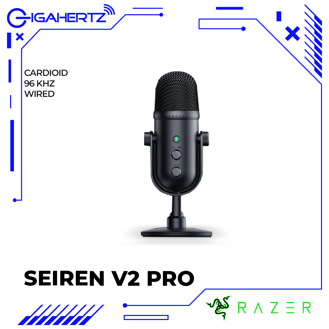 Razer Seiren V2 Pro Professional-grade USB Microphone for Streamers