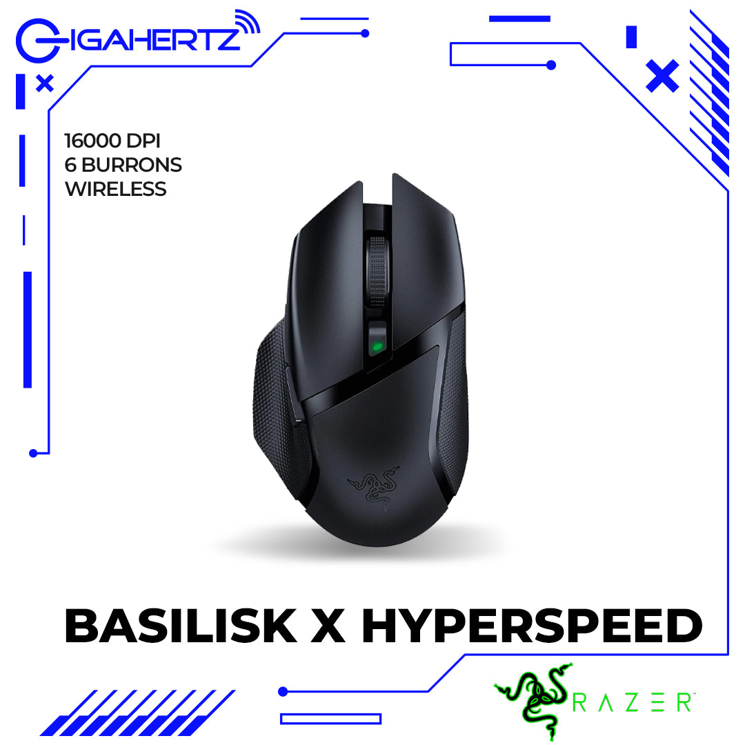 Razer Basilisk X HyperSpeed - Wireless Ergonomic Gaming Mouse