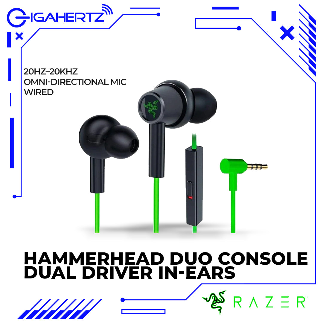 Razer Hammerhead Duo Console - Compatible With the Nintendo Switch™ Dual Driver In-Ears