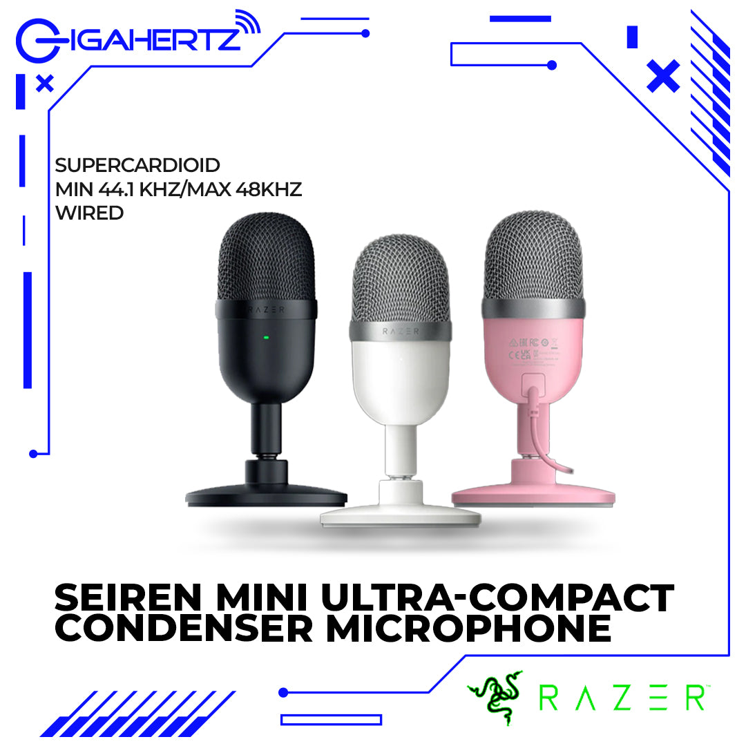 Razer Seiren Mini Wired Ultra-Compact Condenser Microphone