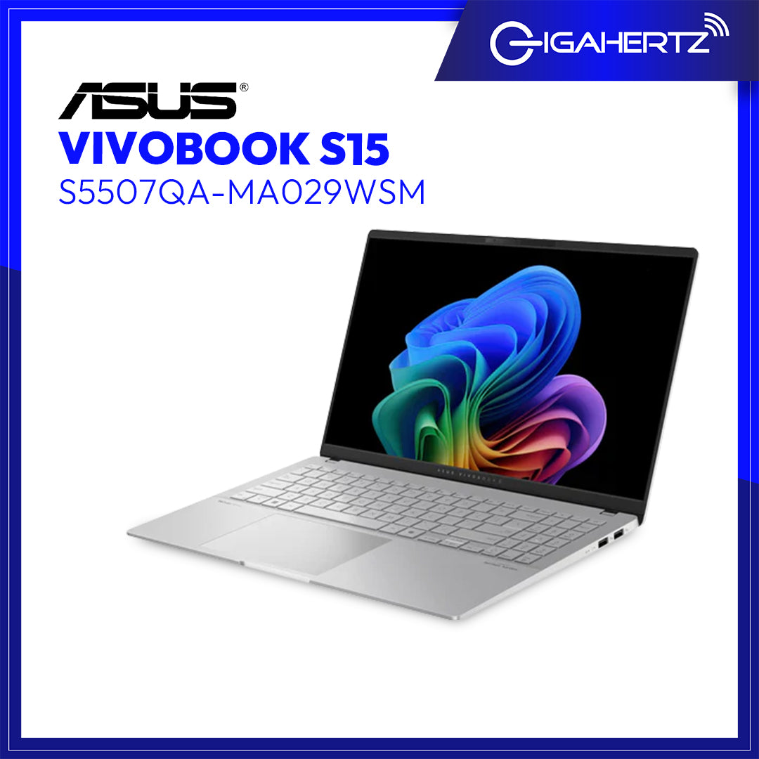 Asus Vivobook S15 S5507QA-MA029WSM | 15.6" OLED | Snapdragon X Plus X1P 42 100 | Qualcomm Hexagon NPU | 16GB RAM | 1TB SSD | WIN 11