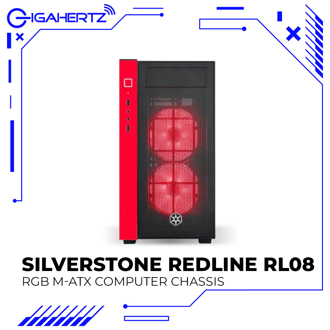 SilverStone Redline RL08 RGB M-ATX Computer Chassis