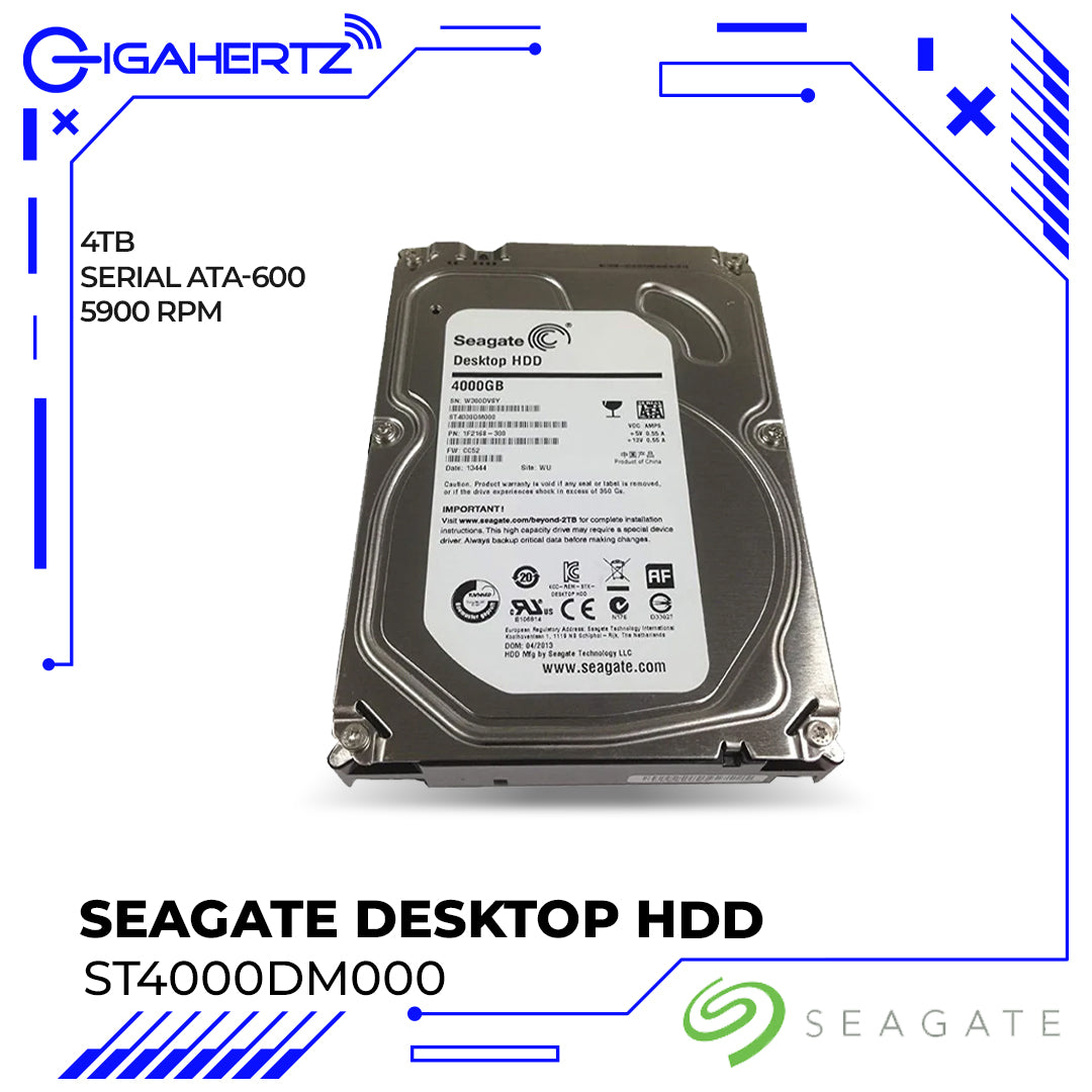 Seagate ST4000DM000 4TB Desktop HDD