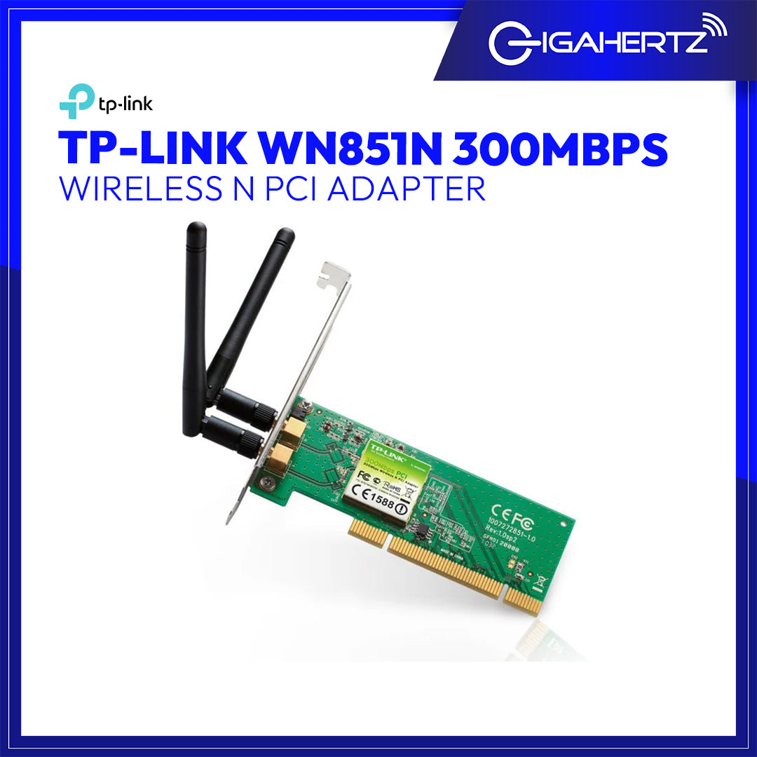 TP-Link WN851N 300Mbps Wireless N PCI Adapter