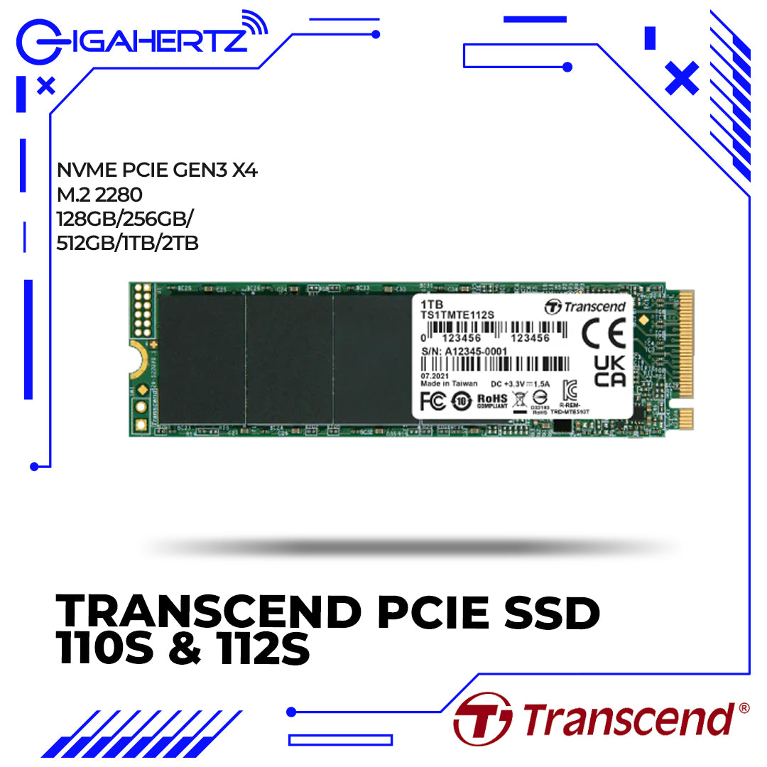 Transcend PCIe SSD 110S & 112S