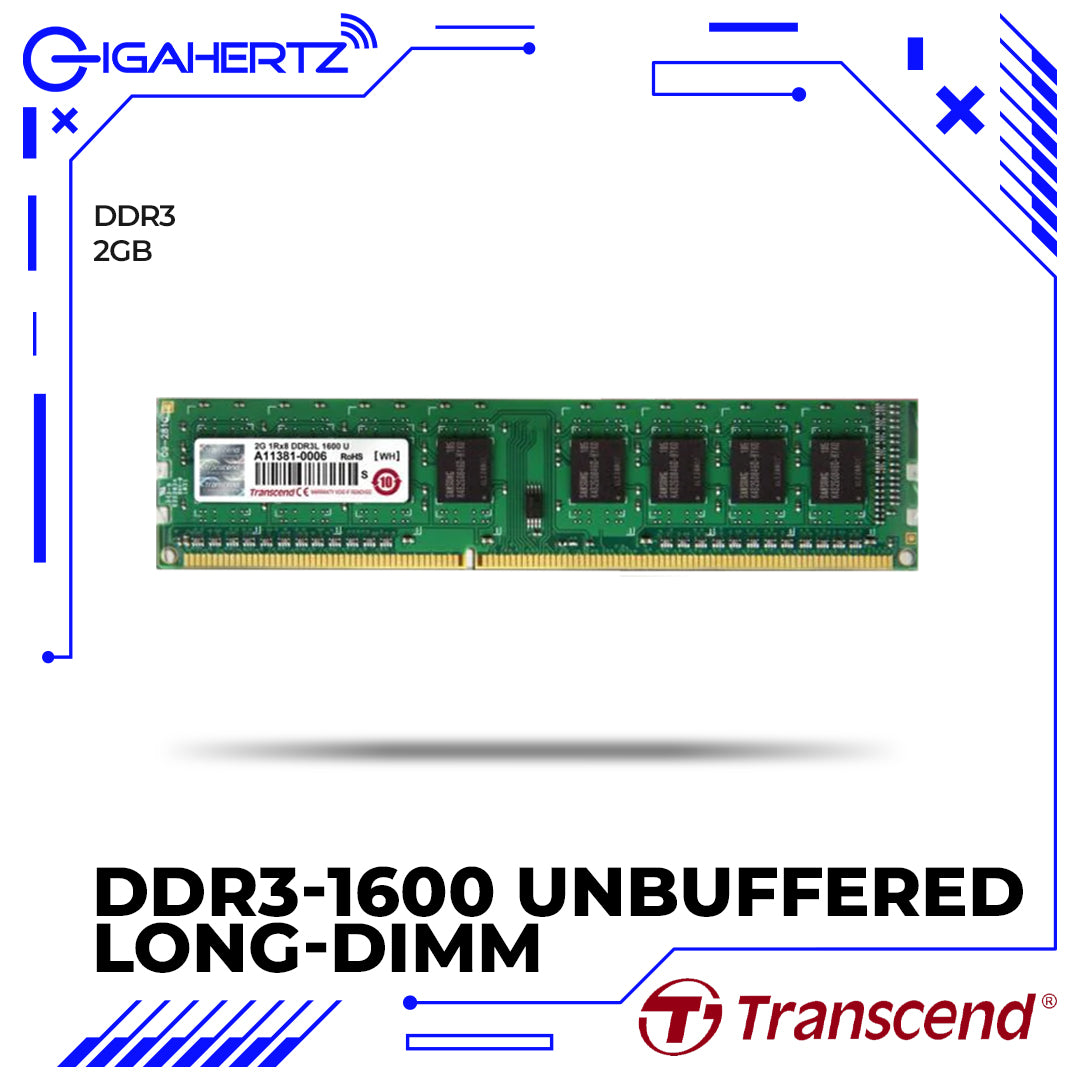 Transcend DDR3-1600 Unbuffered Long-DIMM